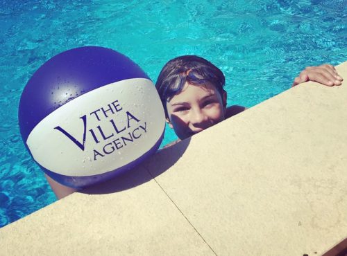 The Villa Agency beach ball
