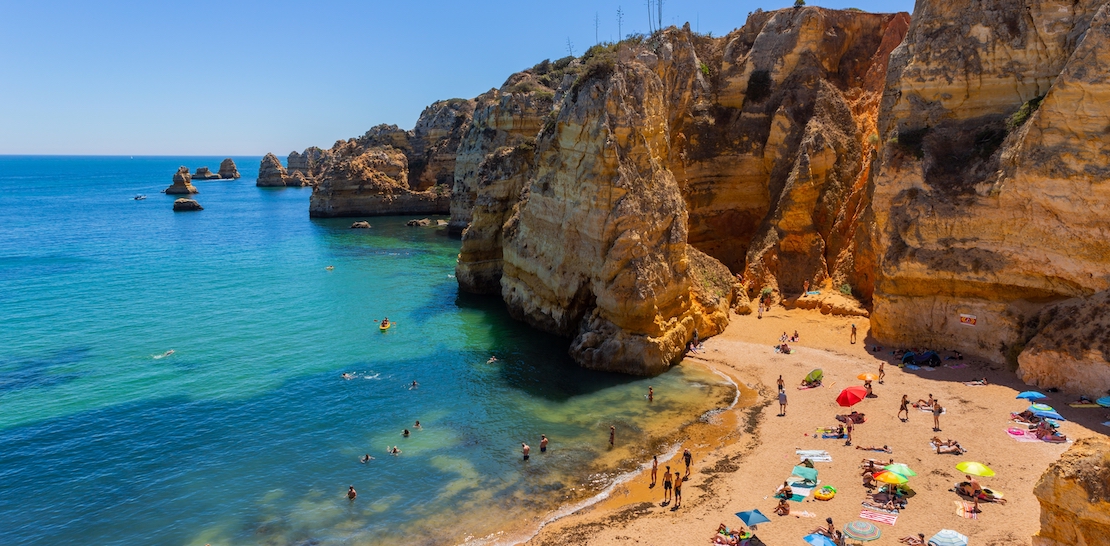 Praia Dona Ana Lagos Algarve Portugal